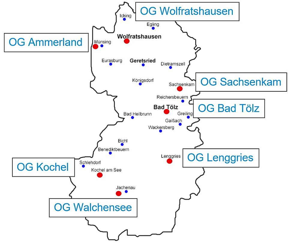 Wasserwacht Karte BRK
