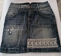 Upcycling Jeansrock