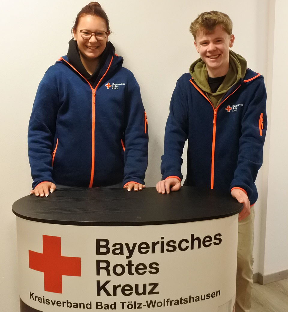 Auszubildende des BRK