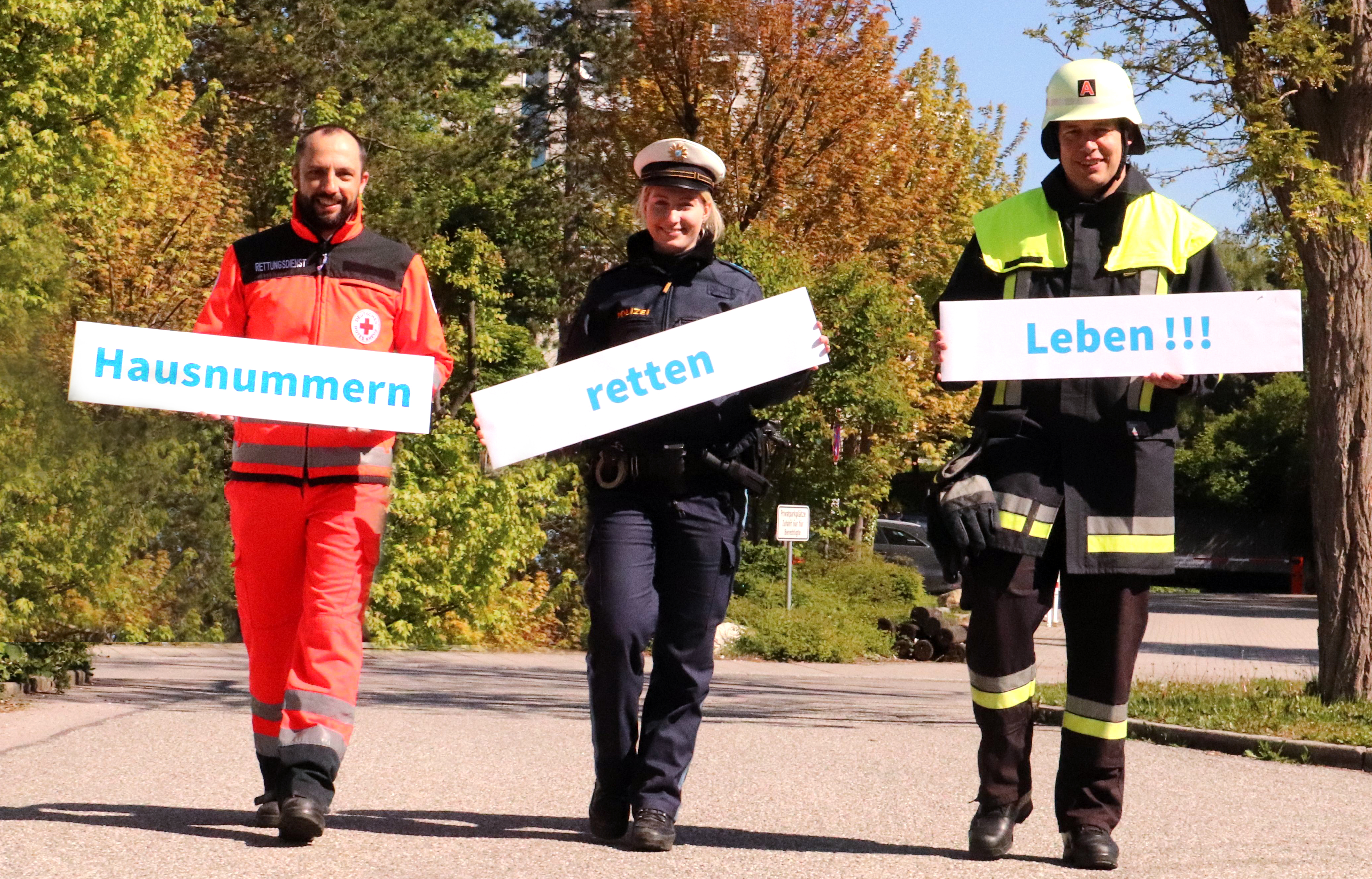 Hausnummern retten leben